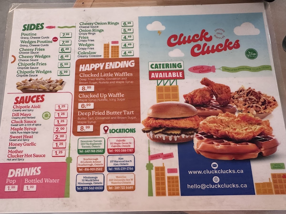Menu Cluck Clucks Chicken And Waffles - Ajax-4