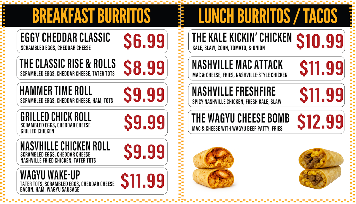 Menu Cluck & Smash-1