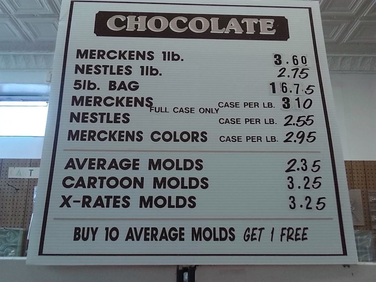Menu Clyde's Homemade Italian Ice & Ice Cream-7