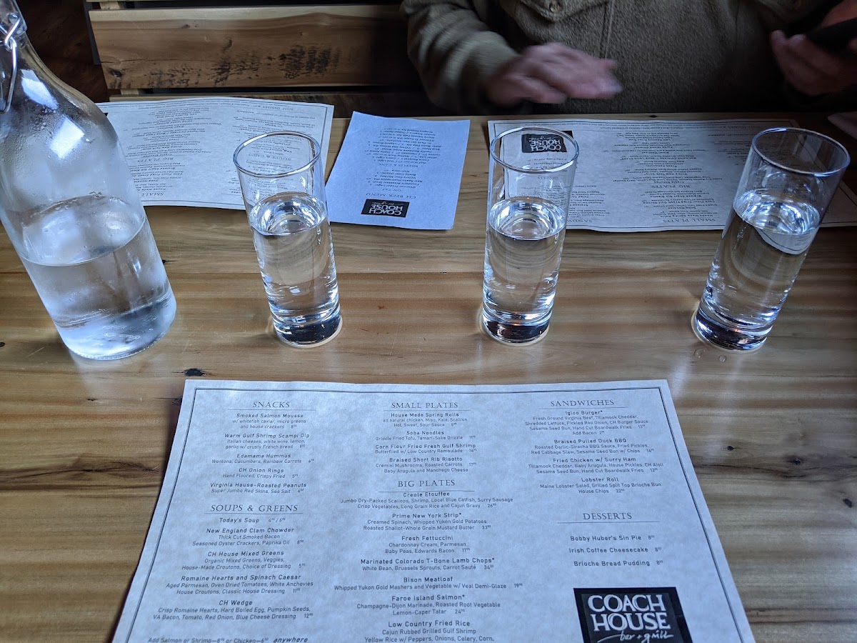 Menu Coach House Bar & Grill-4