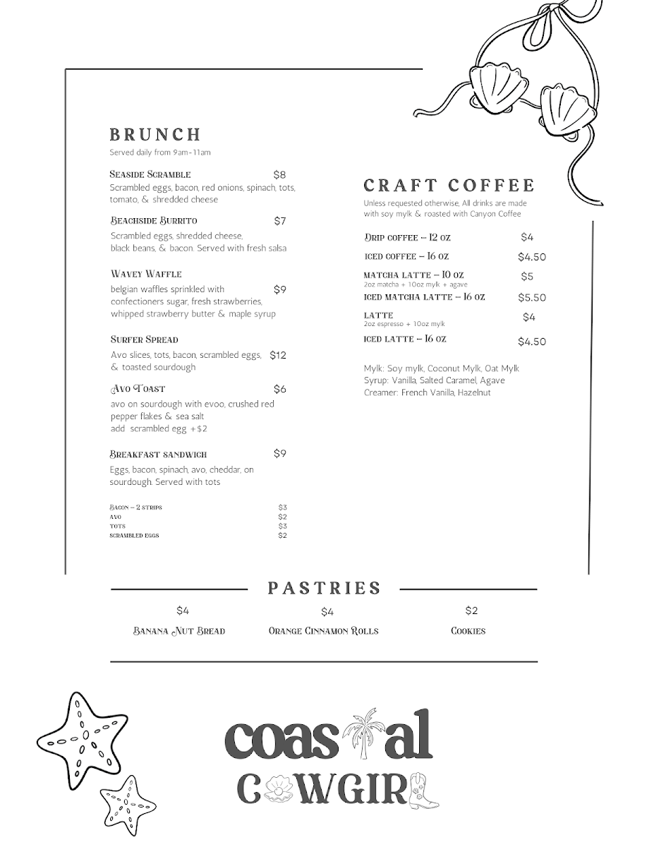 Coastal Cowgirl Cafe Menu-2