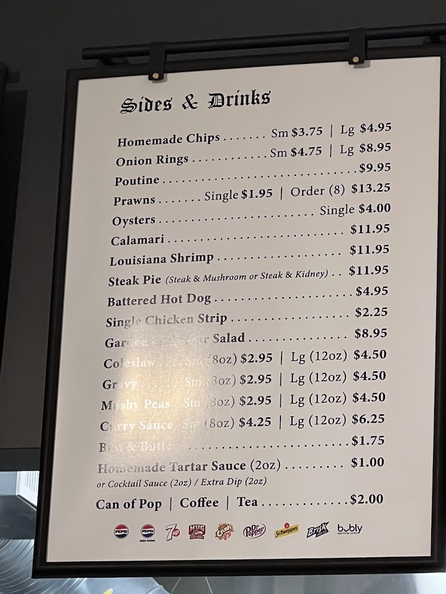 Menu Cockney Kings Fish & Chips-1