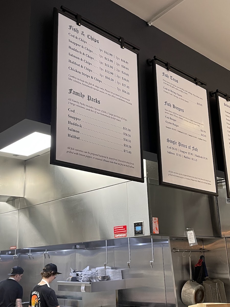 Menu Cockney Kings Fish & Chips-8