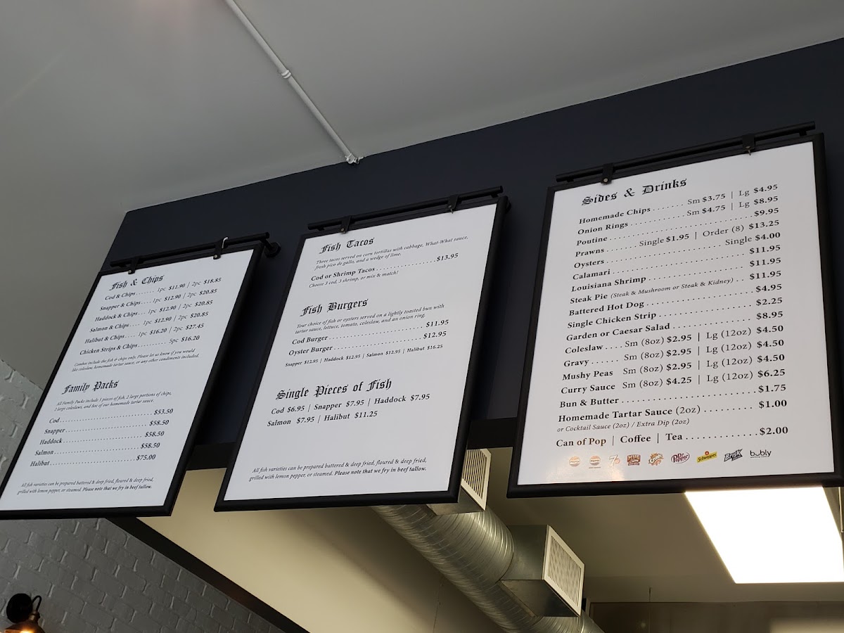 Menu Cockney Kings Fish & Chips-9