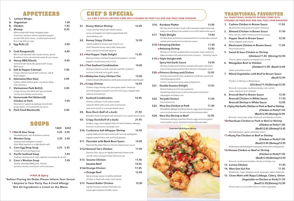 Menu Coco Asian Chinese Cuisine-3