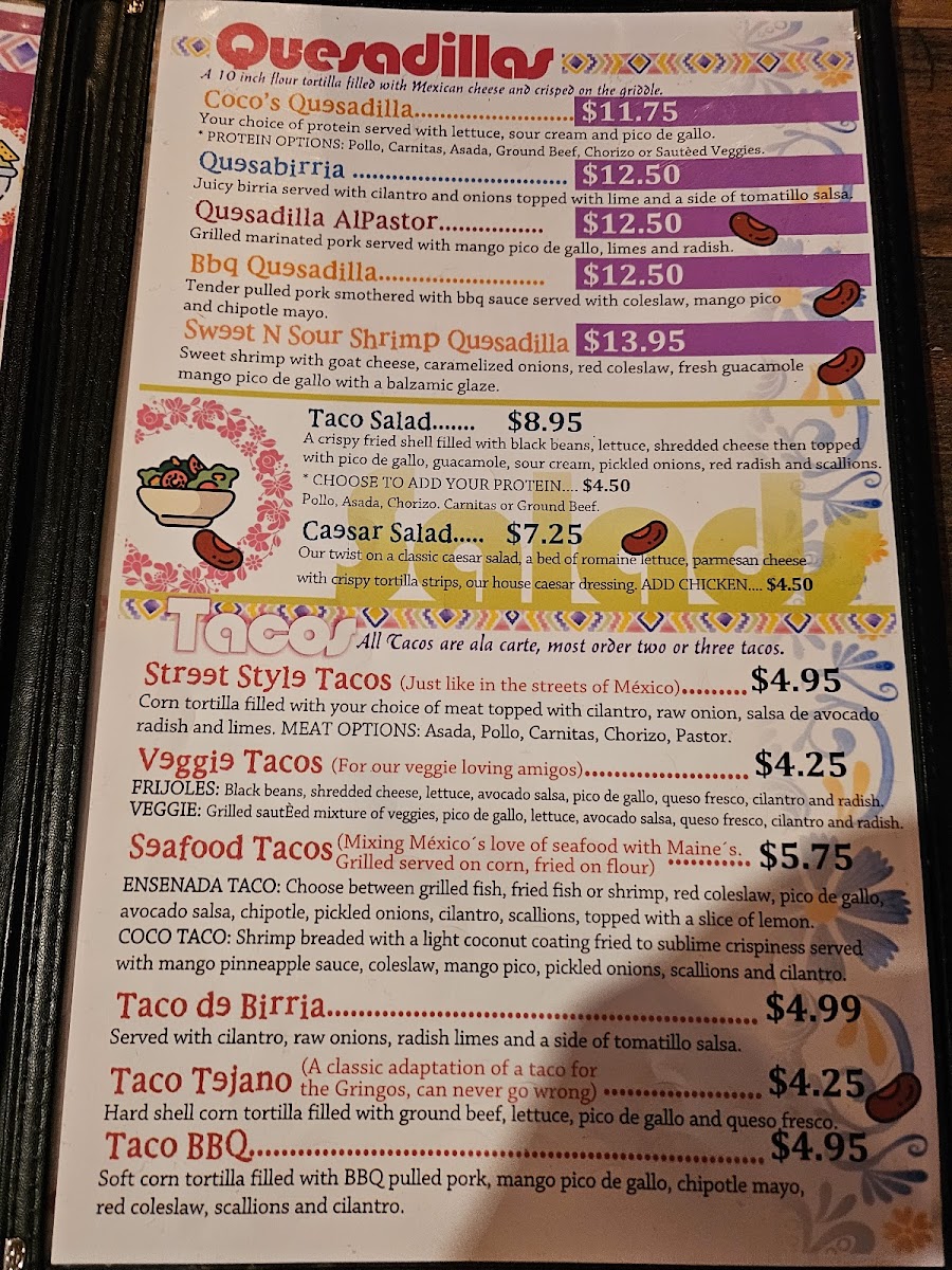 Menu Coco Bar And Grill-2