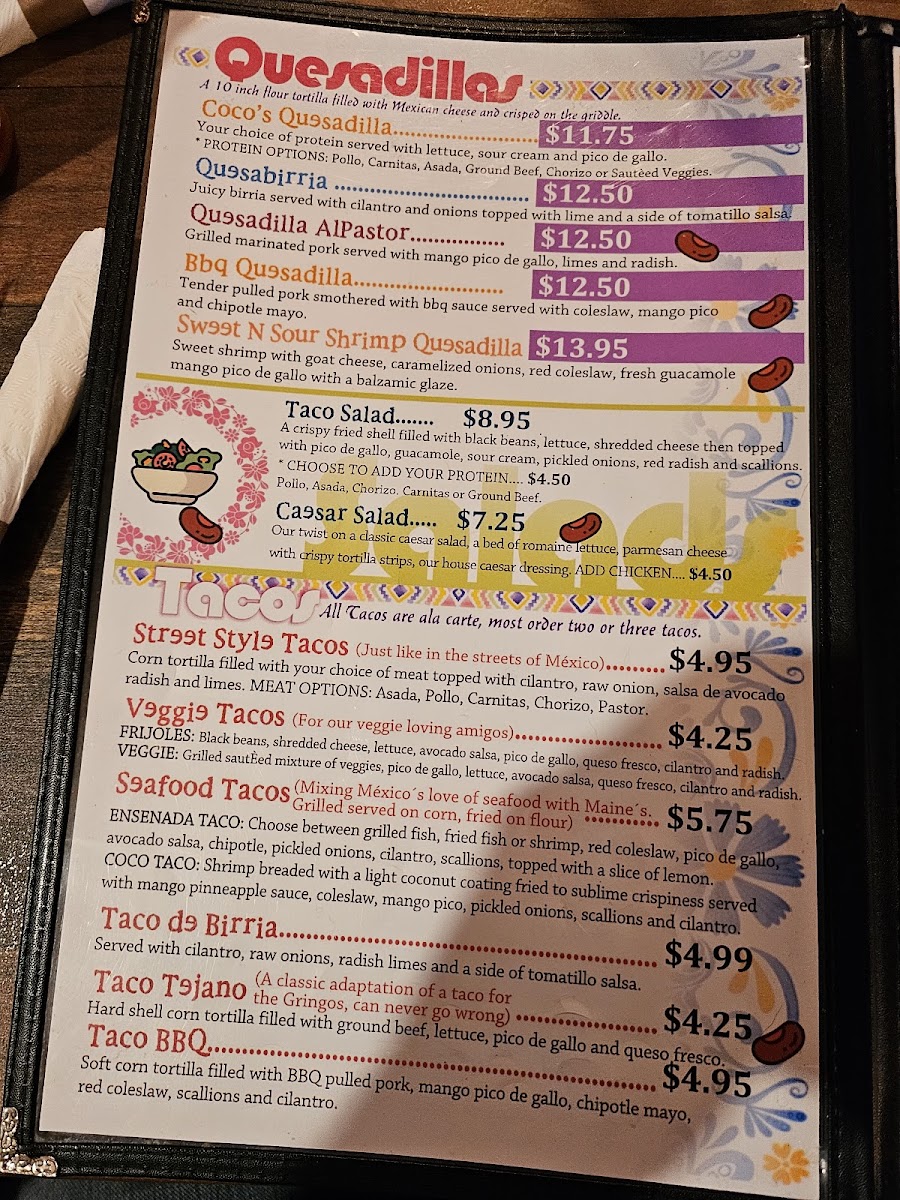 Menu Coco Bar And Grill-3