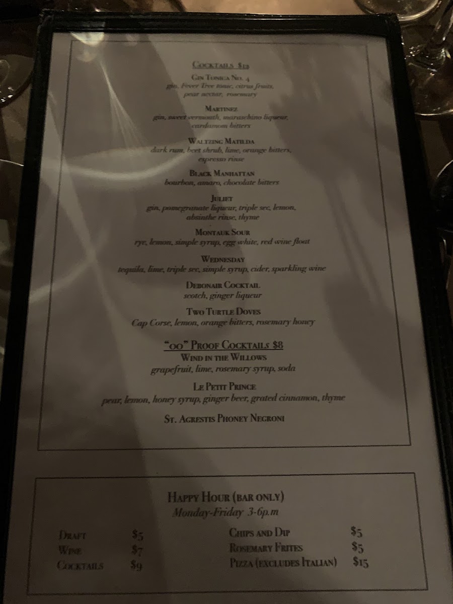Menu Coco Bar & Bistro-10