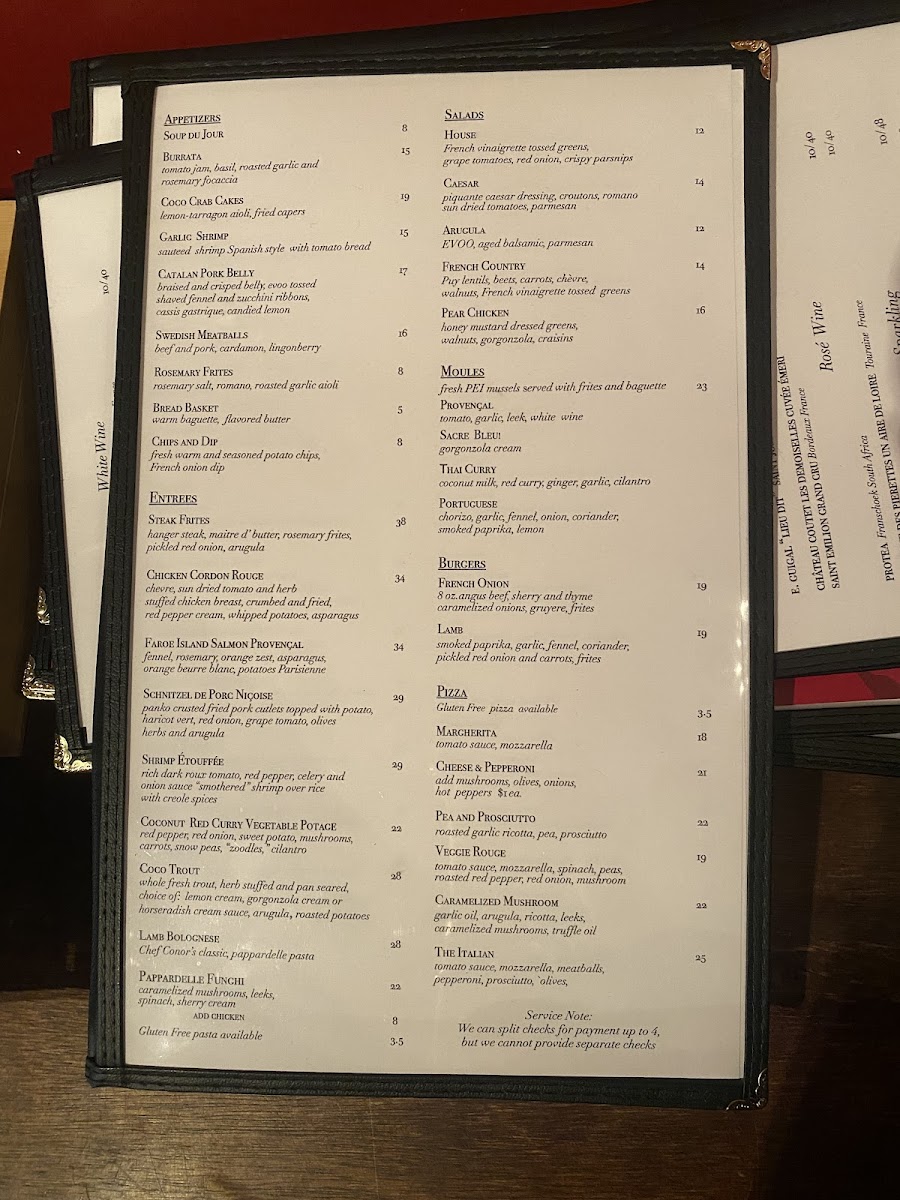 Menu Coco Bar & Bistro-2