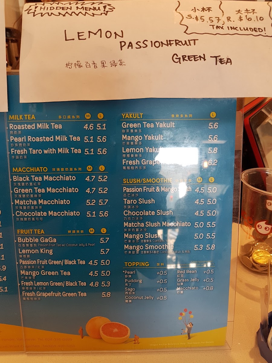 Menu Coco Bubble Tea（North Road）-5