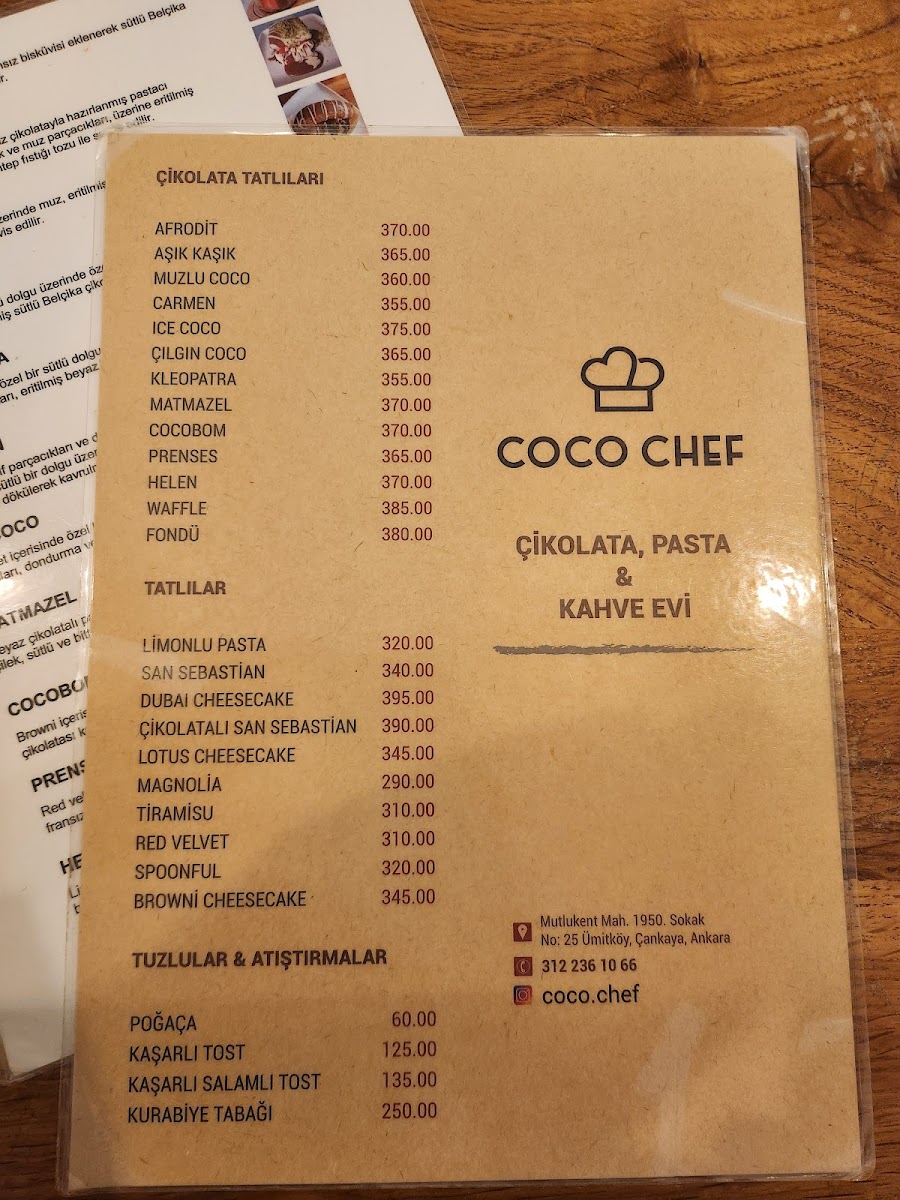 Menu Coco Chef-8
