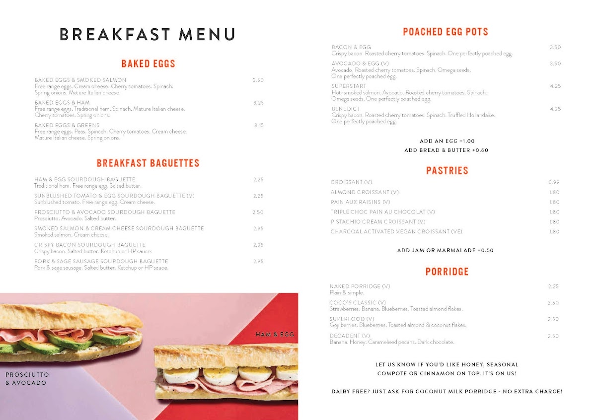 Menu Coco Di Mama - Italian To Go - Monument-1