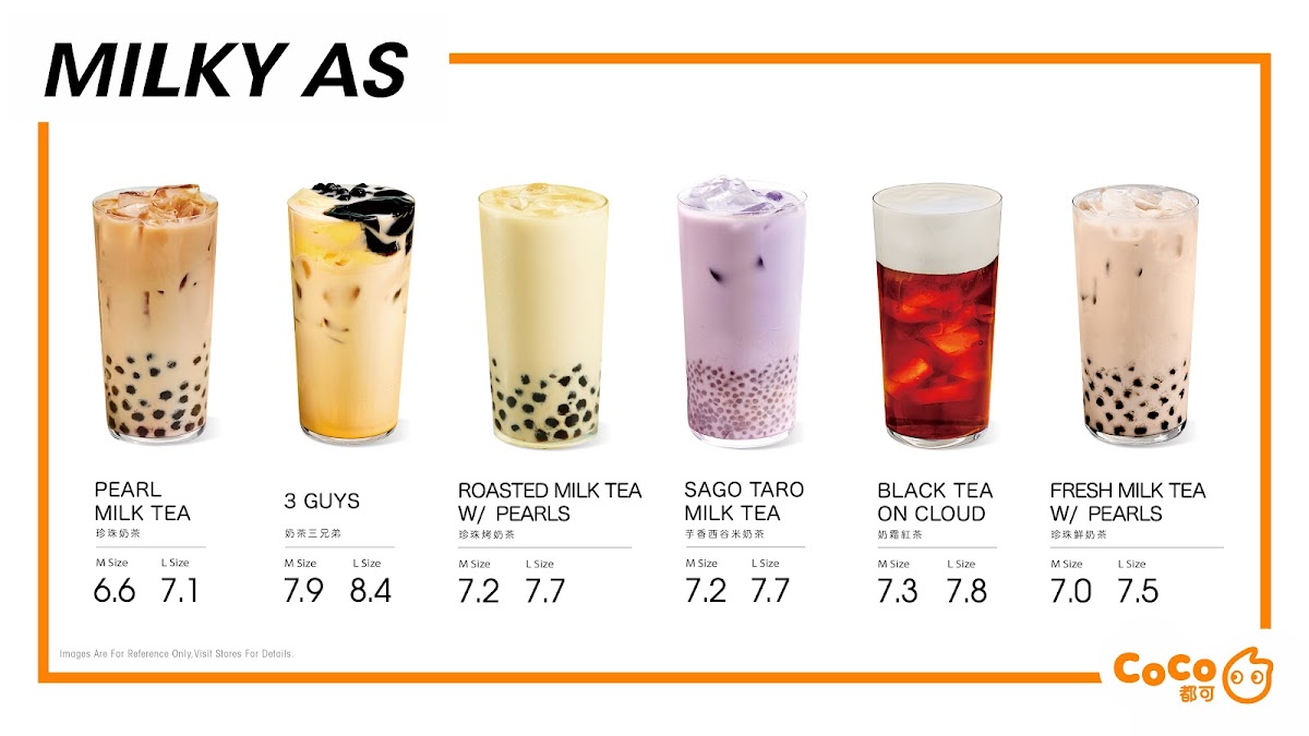 Menu Coco Fresh Tea & Juice Hobart-2