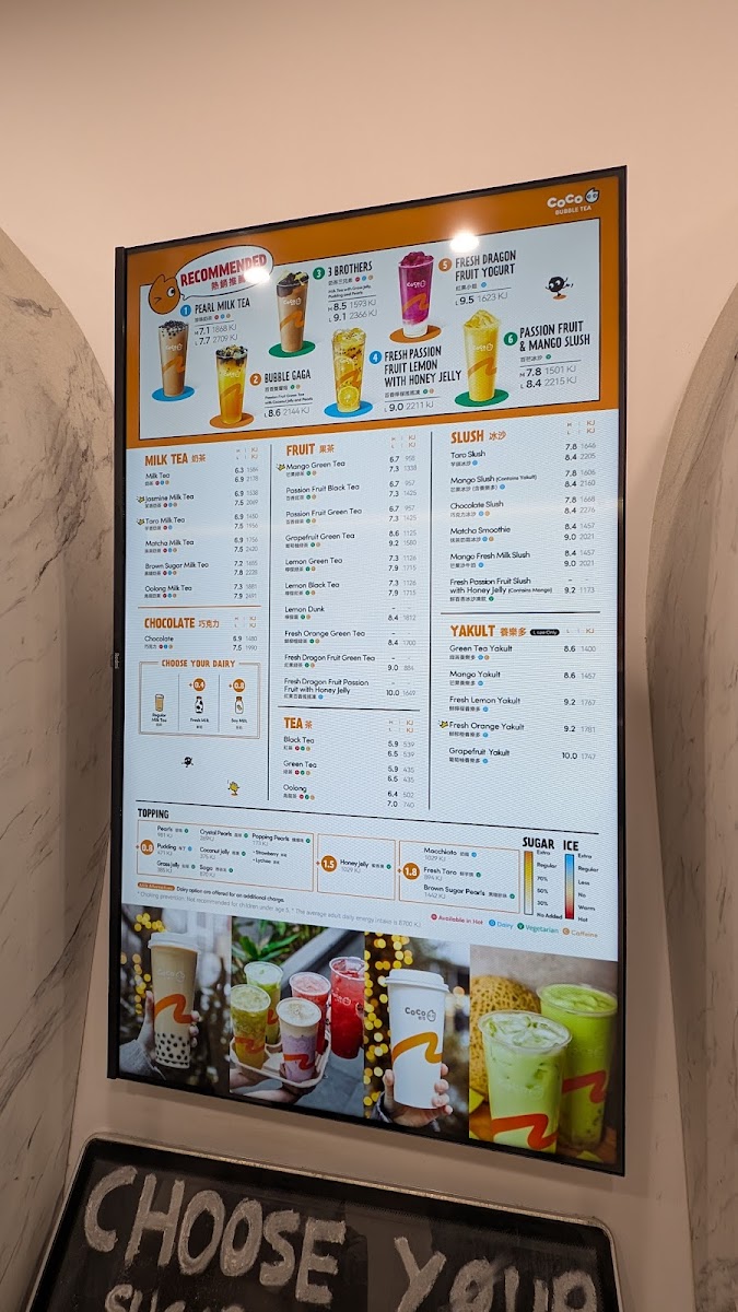 Menu Coco Fresh Tea & Juice Hobart-3