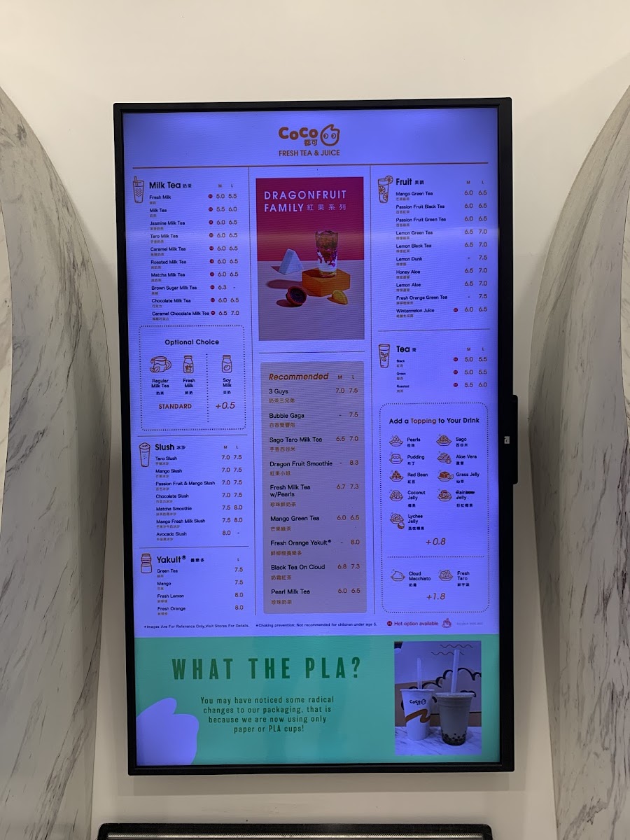 Menu Coco Fresh Tea & Juice Hobart-6