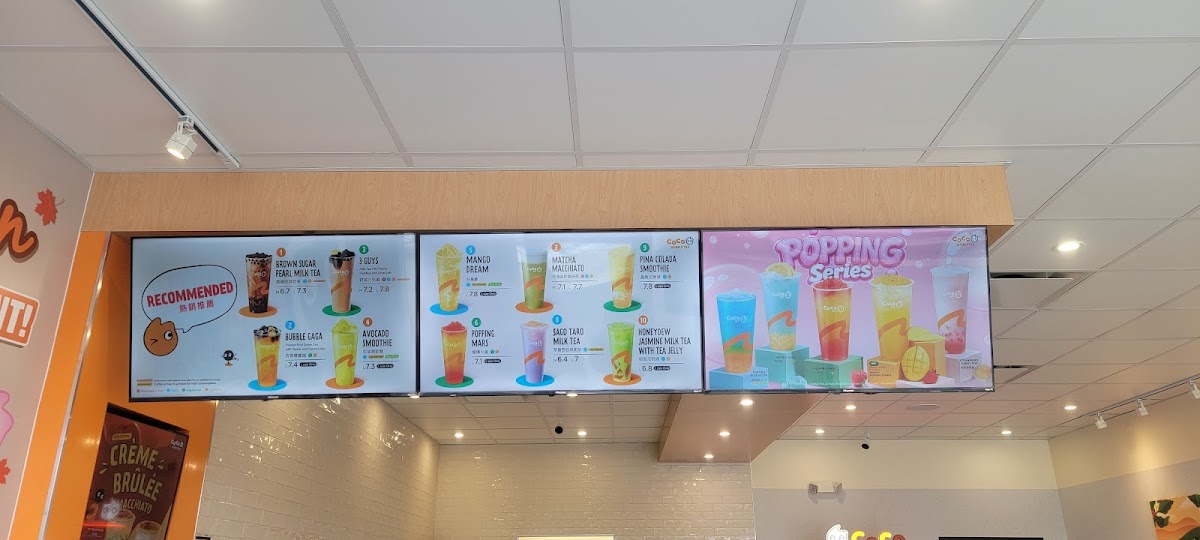 Menu Coco Fresh Tea & Juice - Tamarack-1