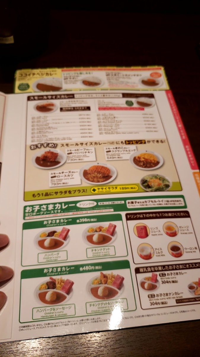 Menu Coco Ichibanya Chuoku Kiyokawa-10