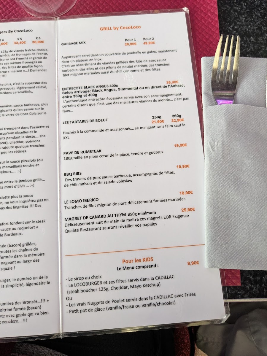Menu Coco Loco Plan De Campagne-1