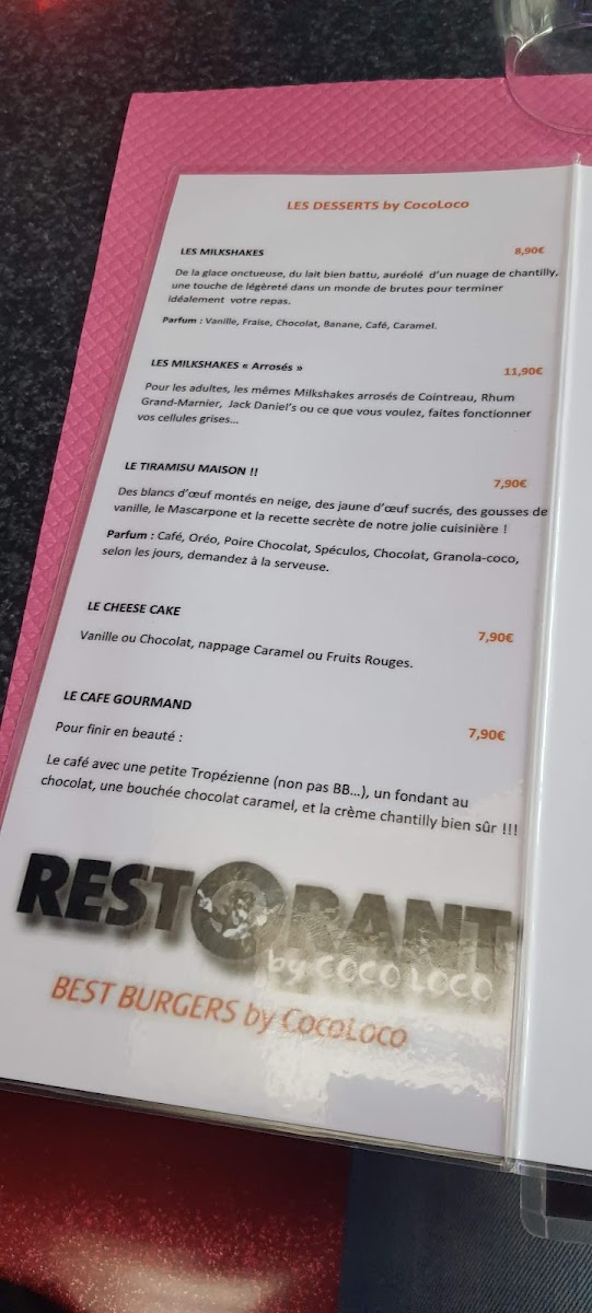Menu Coco Loco Plan De Campagne-10