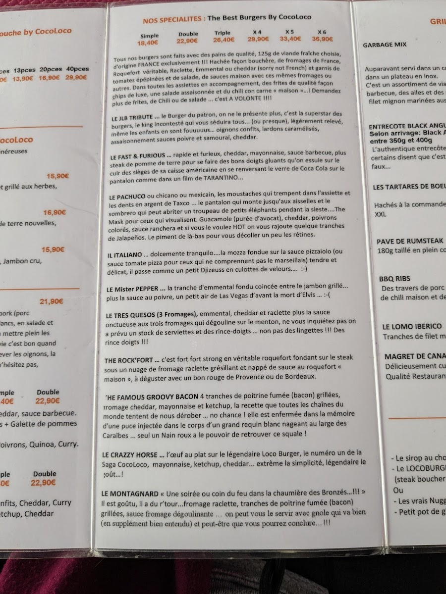 Menu Coco Loco Plan De Campagne-2