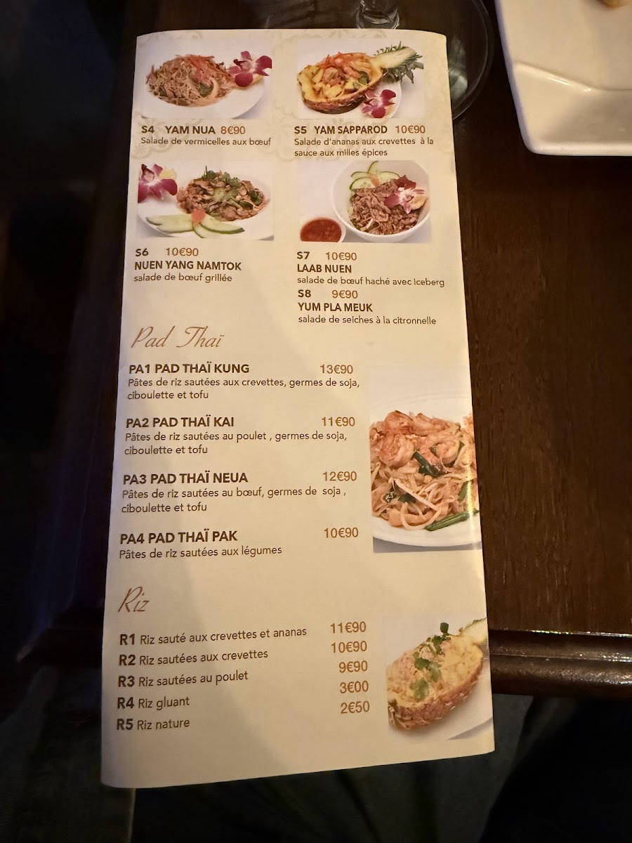 Menu Coco Times Restaurant Thaïs-2
