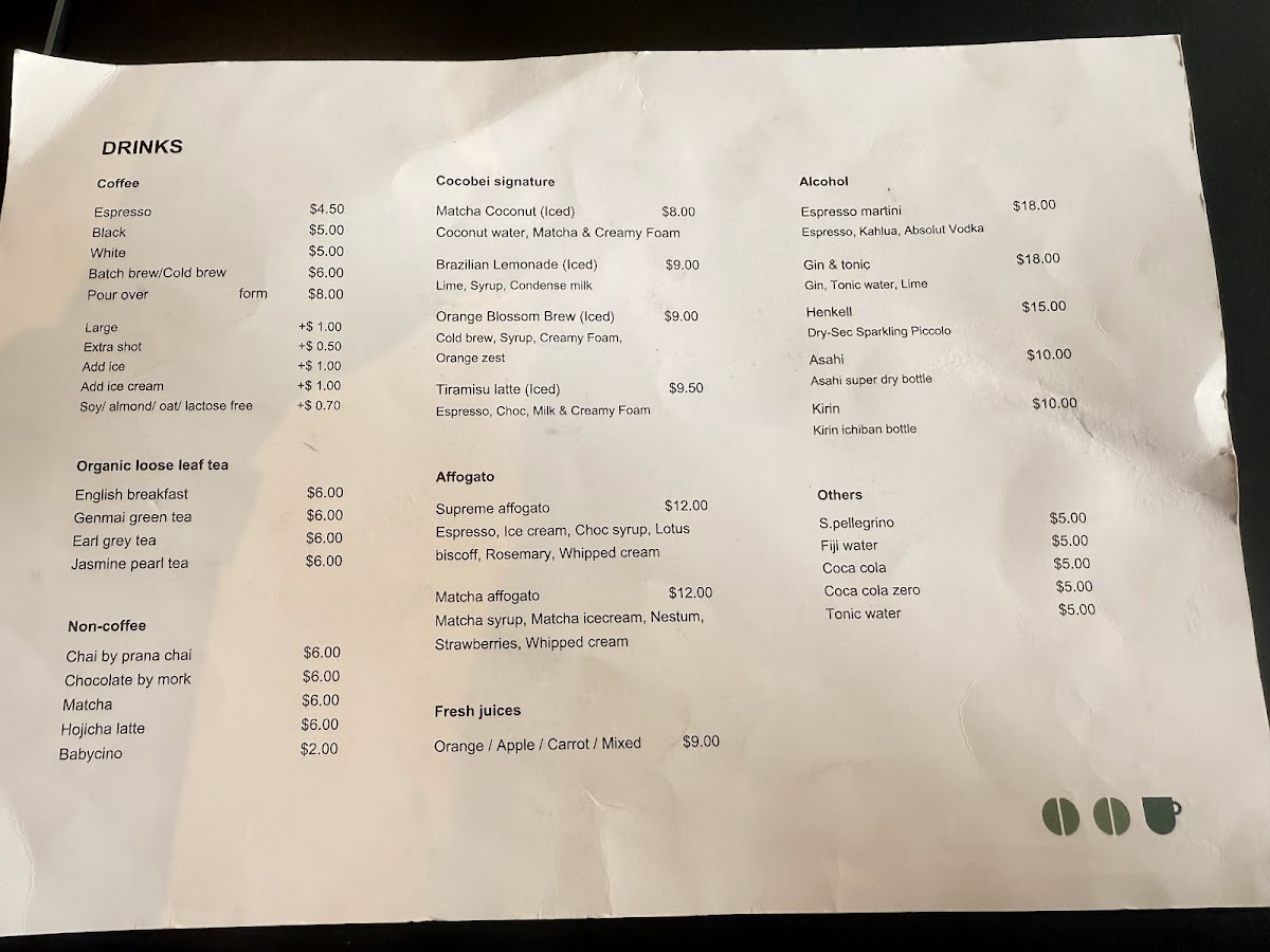 Menu Cocobei Docklands-6