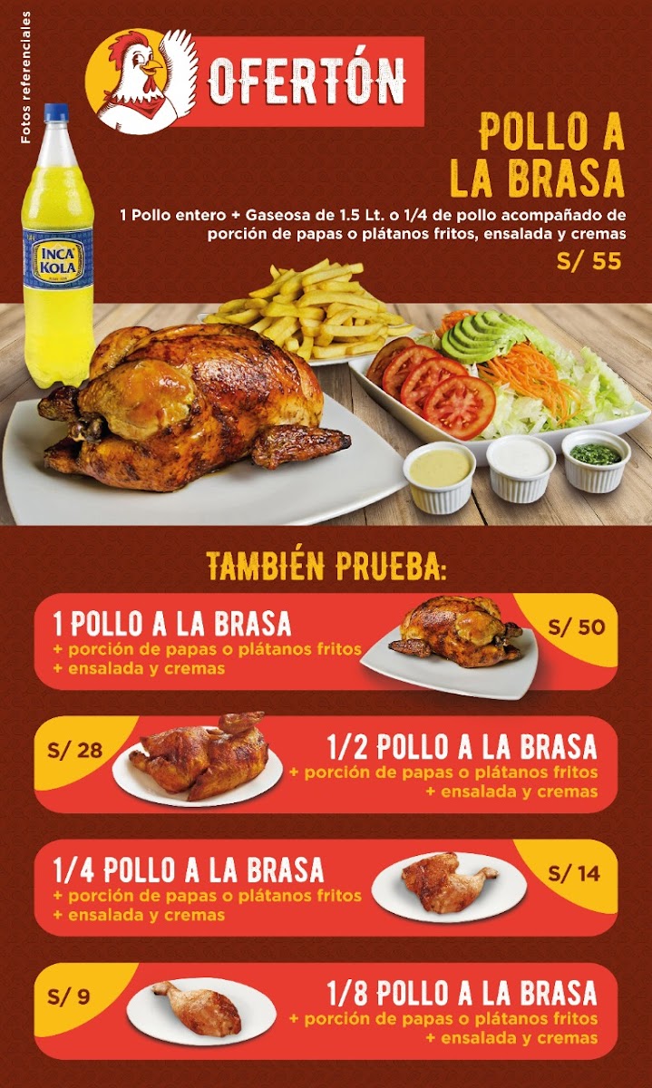 Menu Cocolizo. Pollos & Parrillas-2