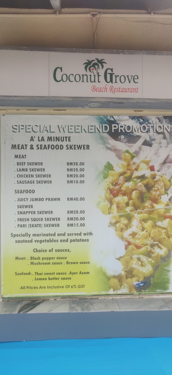 Menu Coconut Grove Beach Restaurant-4