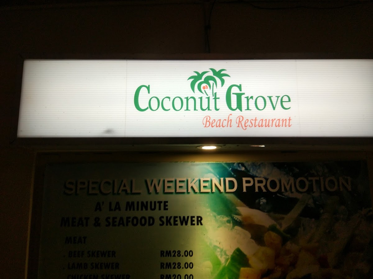 Menu Coconut Grove Beach Restaurant-5
