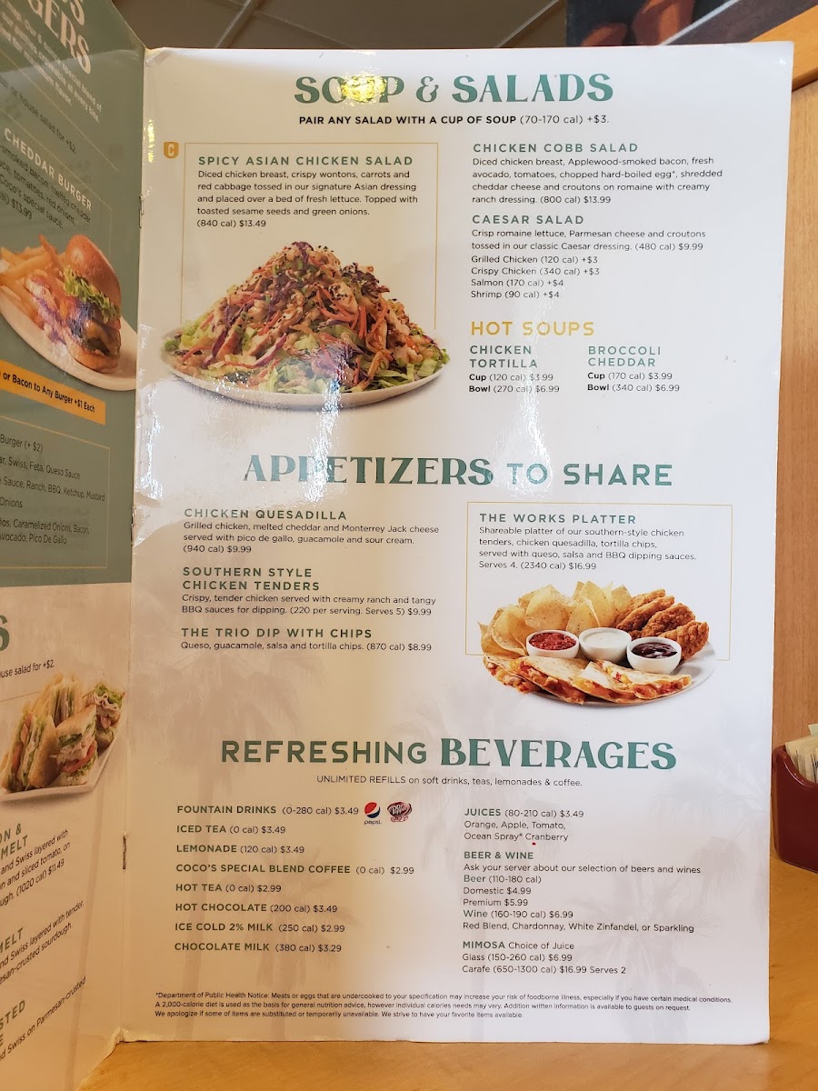 Menu Coco's Bakery Restaurant-7