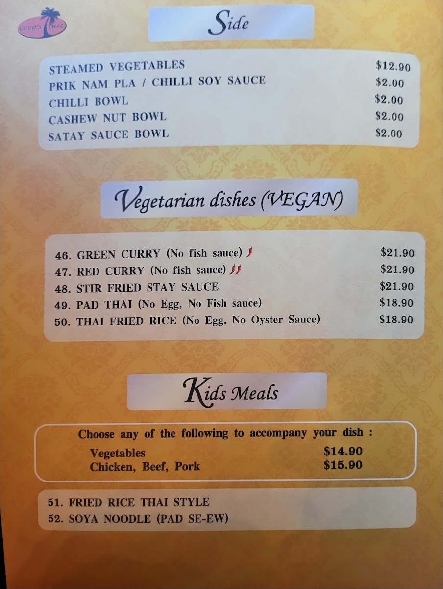 Menu Coco's Thai-3