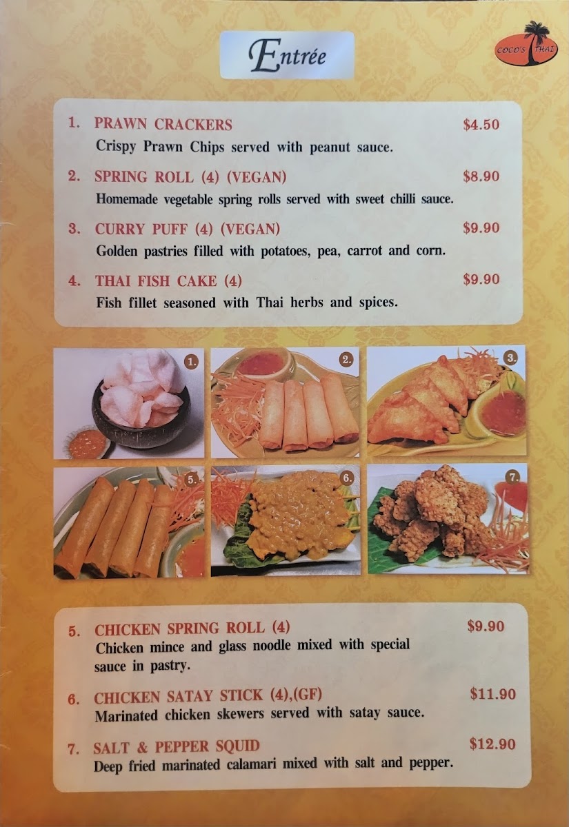 Menu Coco's Thai-4