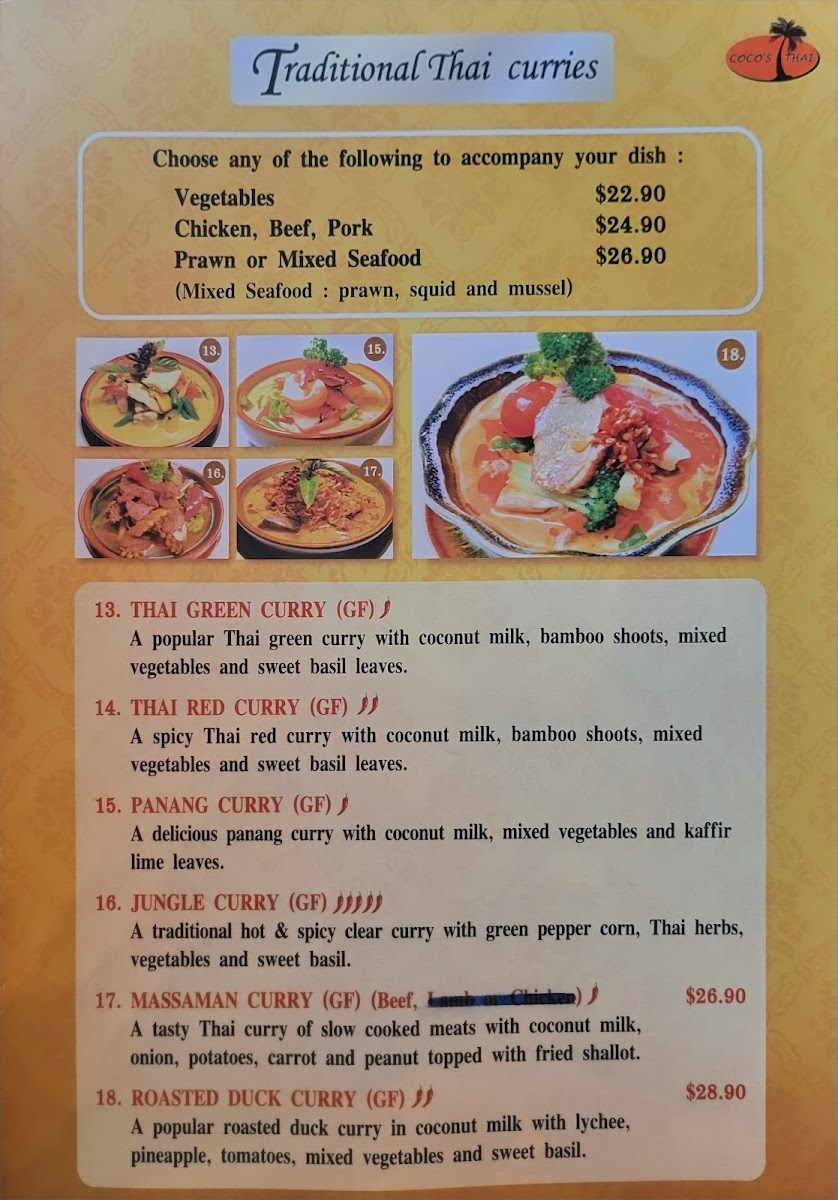 Menu Coco's Thai-5
