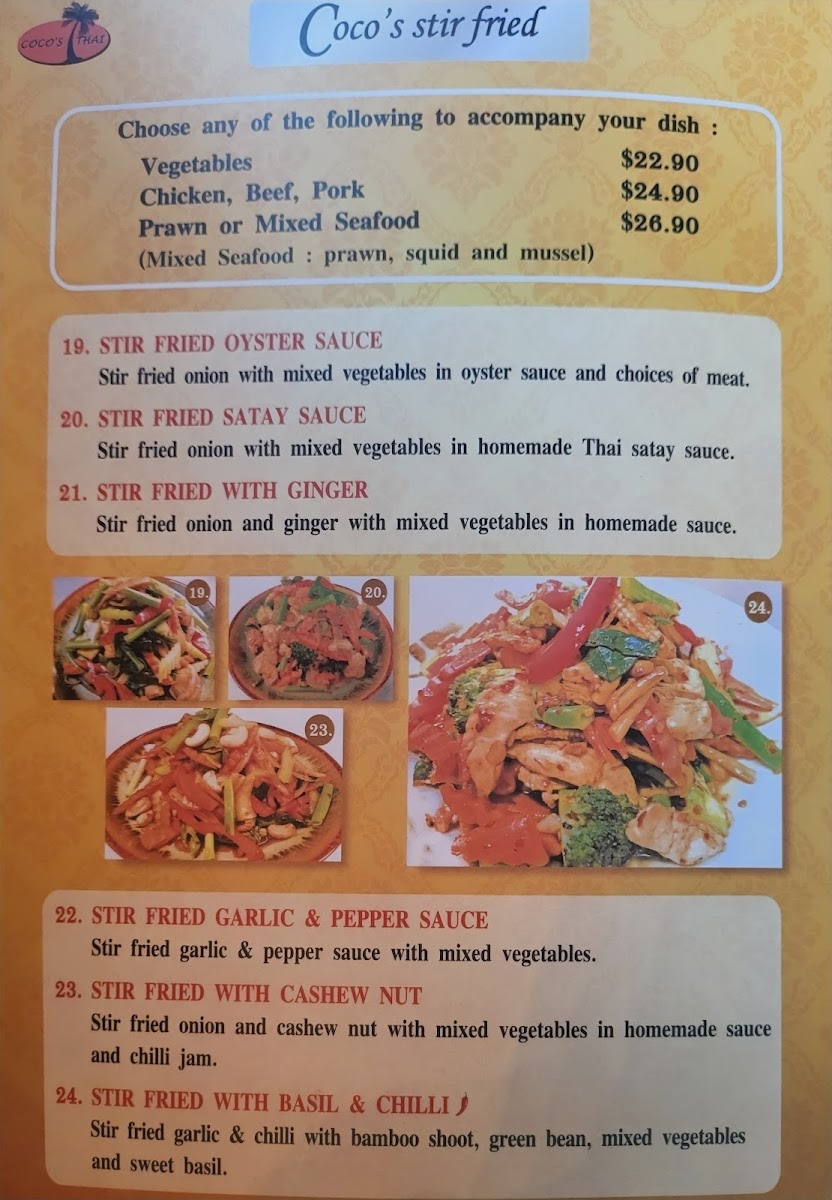 Menu Coco's Thai-9