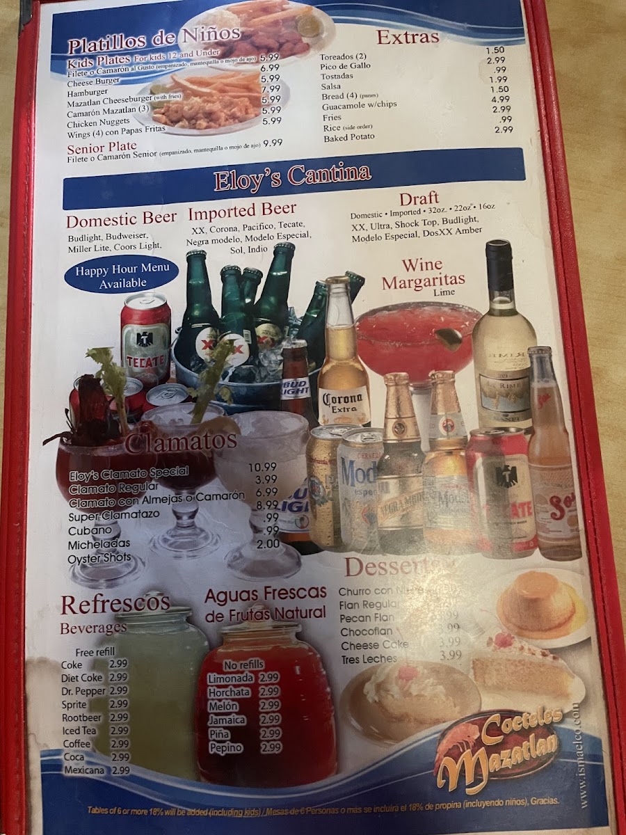 Menu Cocteles Mazatlan Restaurant El Paso-5