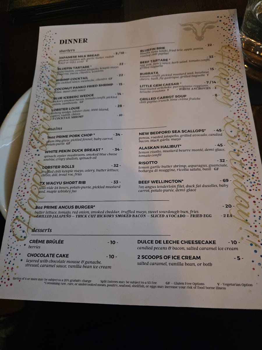 Menu Cody's Restaurant, Bar, & Patio Nb-2