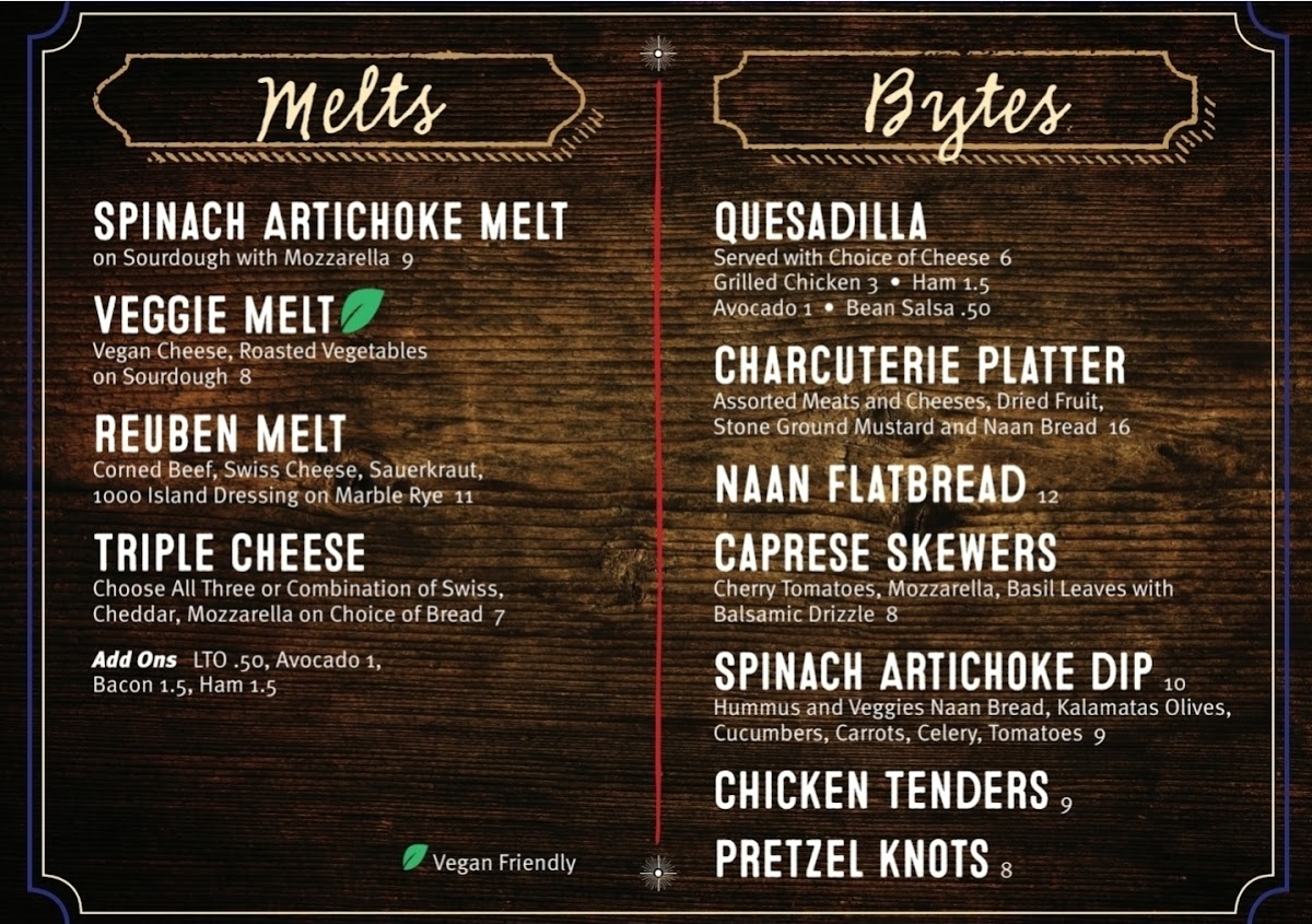 Menu Coffee Bar 1010-6