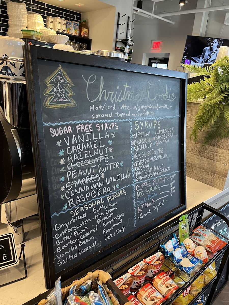 Menu Coffee Bar 1010-8