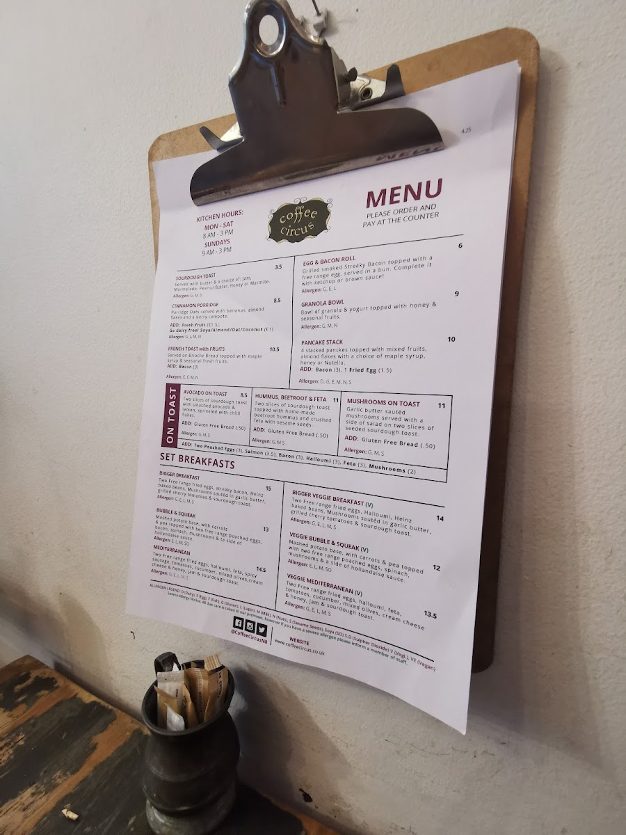 Menu Coffee Circus-1