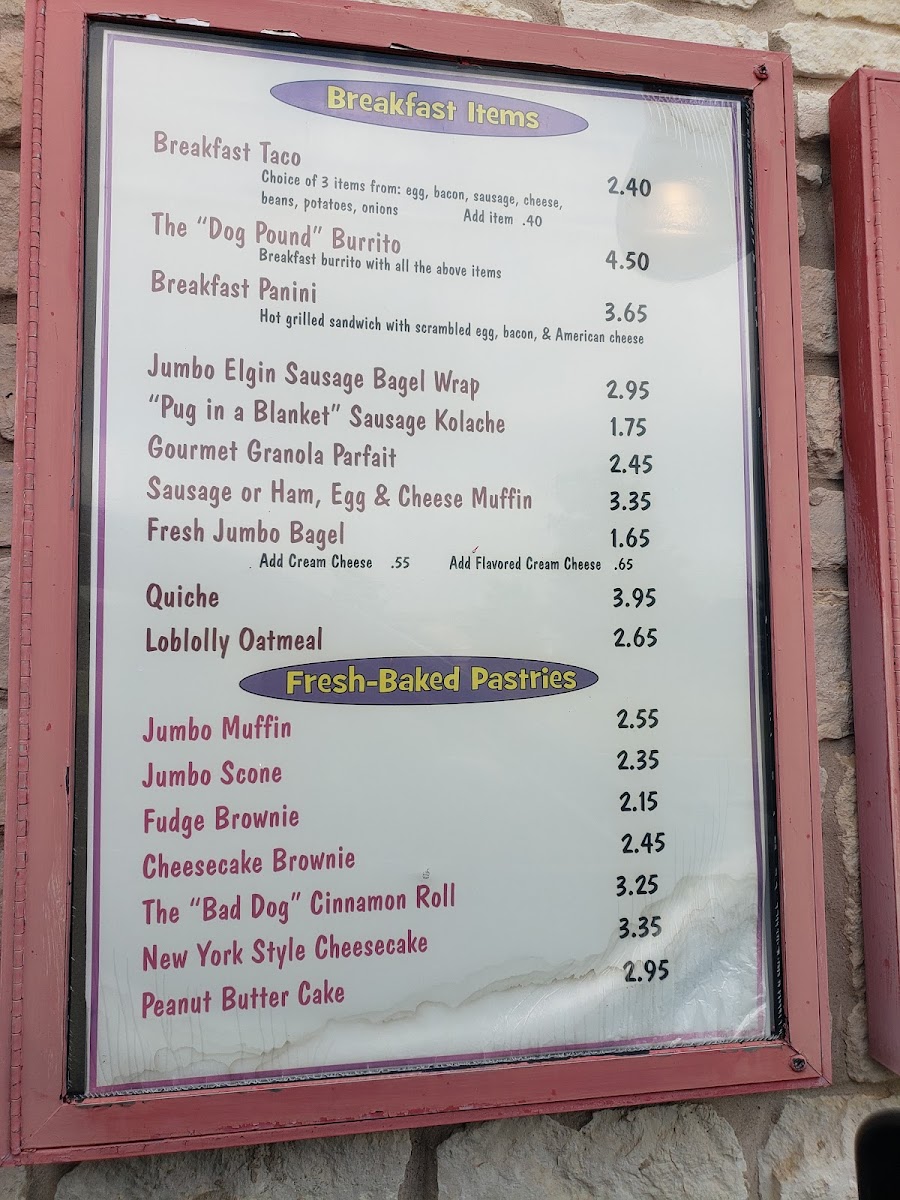 Menu Coffee Dog Roastery And Coffeehouse-4