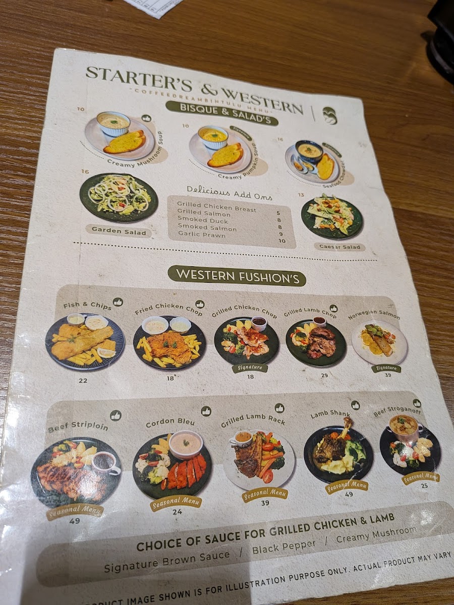 Menu Coffee Dream-9