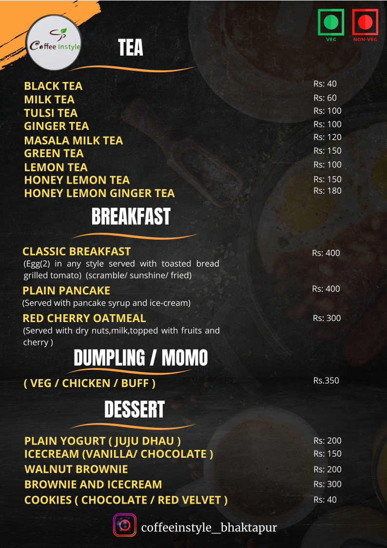 Menu Coffee In Style-8