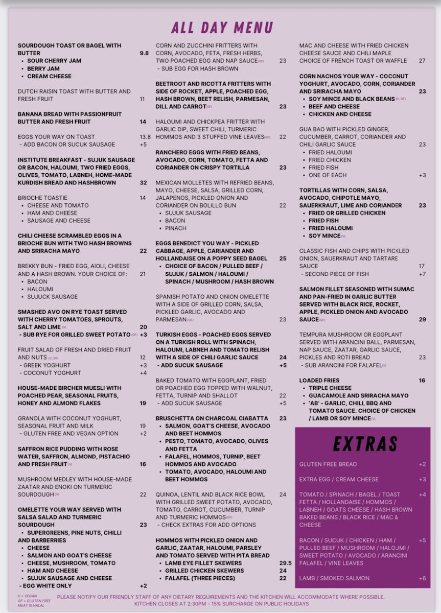 Menu Coffee Institute-4