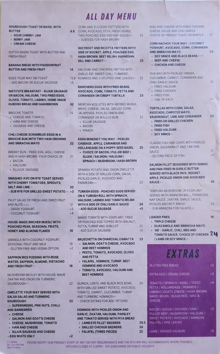 Menu Coffee Institute-7