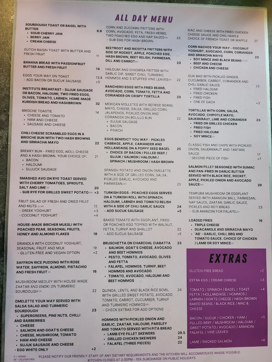 Menu Coffee Institute-9