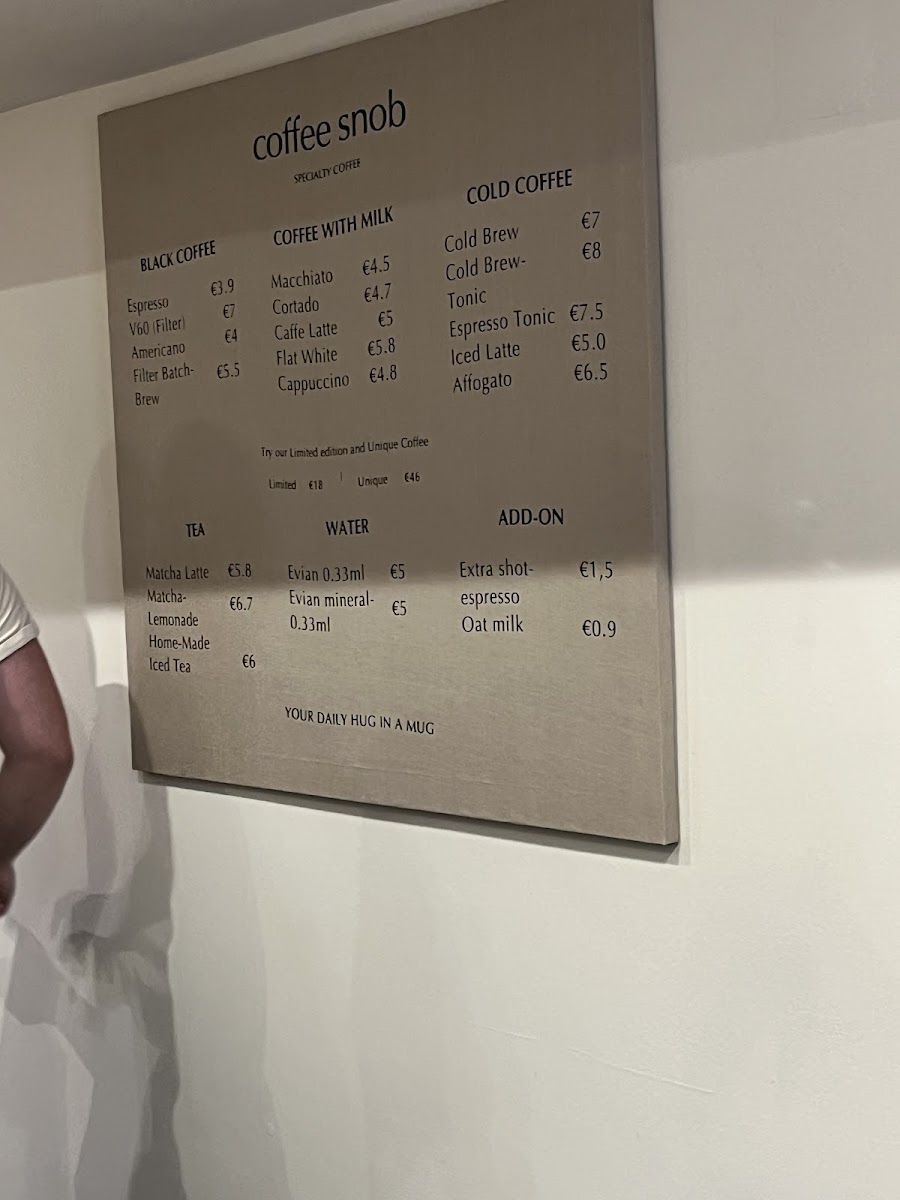 Menu Coffee Snob - Specialty Coffee-8