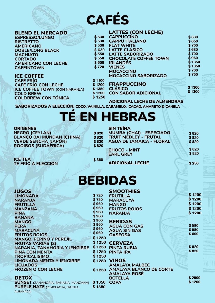 Menu Coffee Town-1