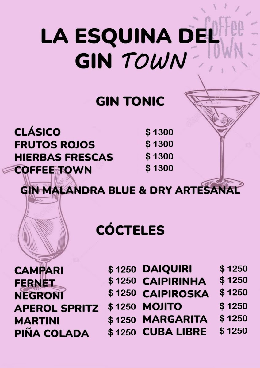 Menu Coffee Town-5