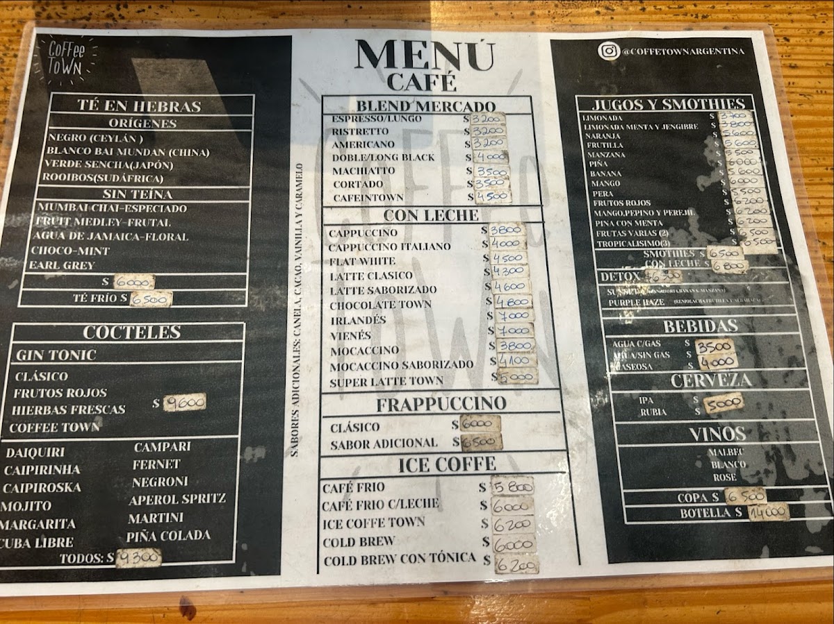 Menu Coffee Town-6
