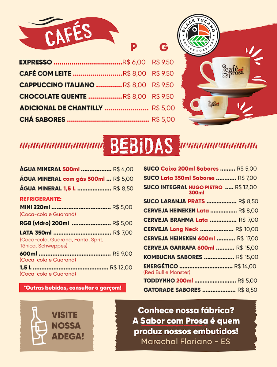 Menu Coffee With Prose-1